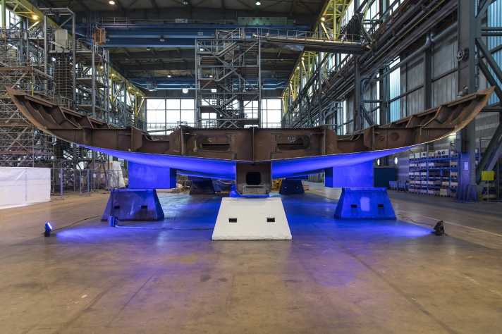 "Black Shark" keel laying | ng
