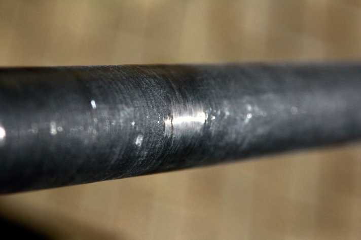 Picture no. 3: The camber has left clear traces.