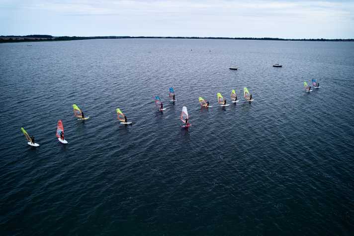 The Wieker Bodden near Dranske offers perfect conditions for beginners.