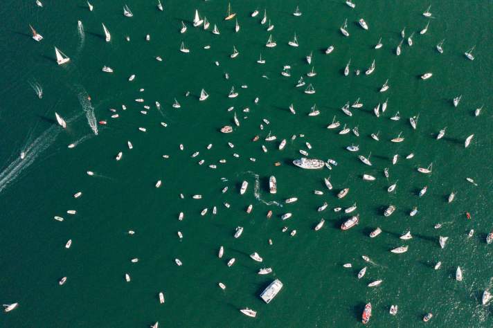 Auf zahlreichen Protestaktionen brachten Wassersportler im vergangenen Sommer zum Ausdruck, dass sie einen stärkeren Schutz der Ostsee befürworten, den geplanten Nationalpark Ostsee aber ablehnen