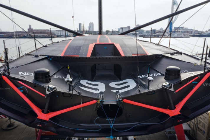   The new boats have hardly any superstructures and a streamlined shape. For weight reasons, excess water should not collect anywhere