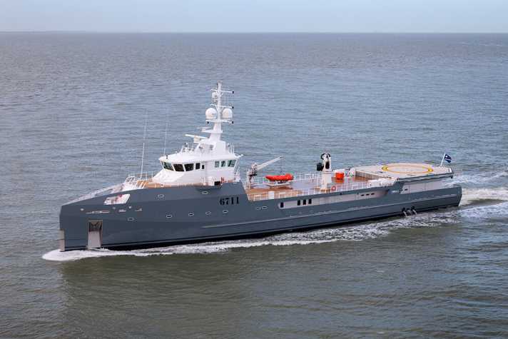 "6711" auf Probefahrt in der Nordsee. | e.