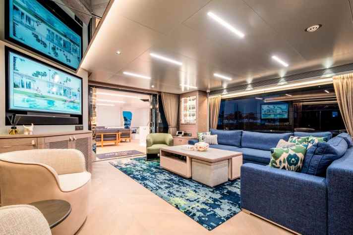 Salon: The "Askari" owner chose Australian interior suppliers.