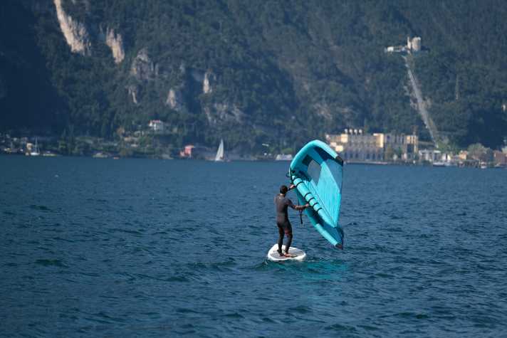 "Heading up" - i.e. getting back to where you started - is also a challenge on the SUP.