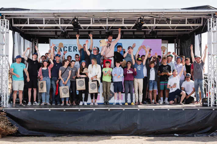 Happy participants at the award ceremony