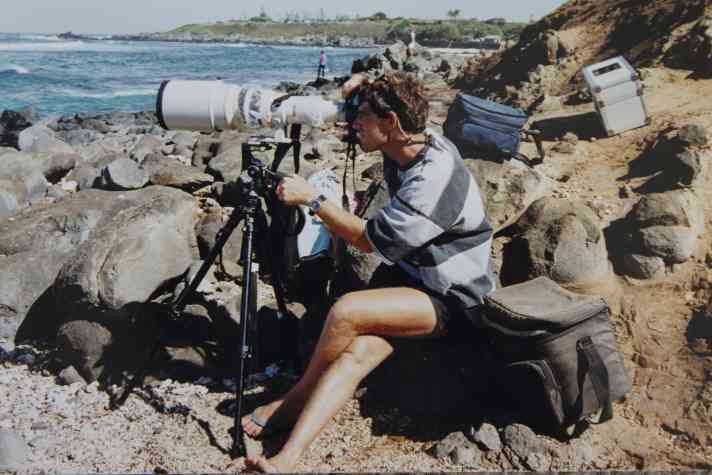 "It's nice to see what you've photographed. But when I'm working afterwards, I sometimes feel like a machine."