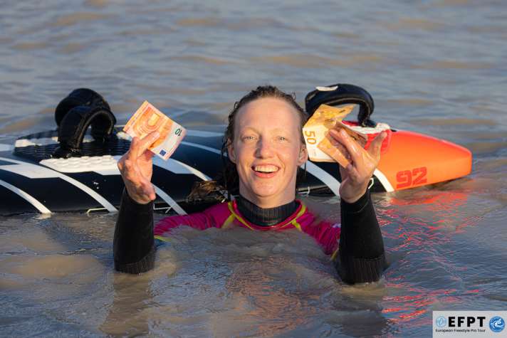 Maaike Huvermann sicherte sich das Top-Preisgeld bei den Damen