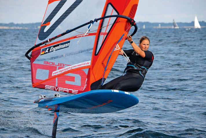 Training on the local Baltic Sea - at Segelsport Grönwohld near Eckernförde there are often perfect conditions.