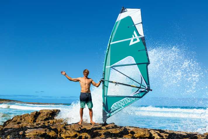 Team rider Flo Jung was also involved in the development of the GunSails Re-Seal