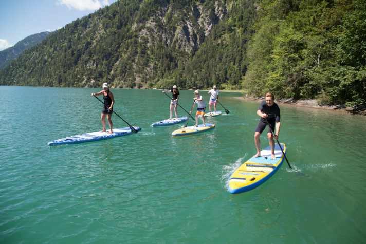The fascination of touring paddling - boards must not be too short for this