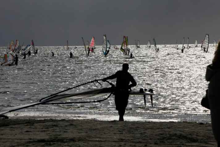 Windsurf Hot Spot Makkum - bei der passenden Windrichtung ganz einfach der "Place to be"!