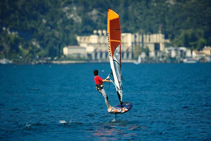   Foil-Test am Gardasee