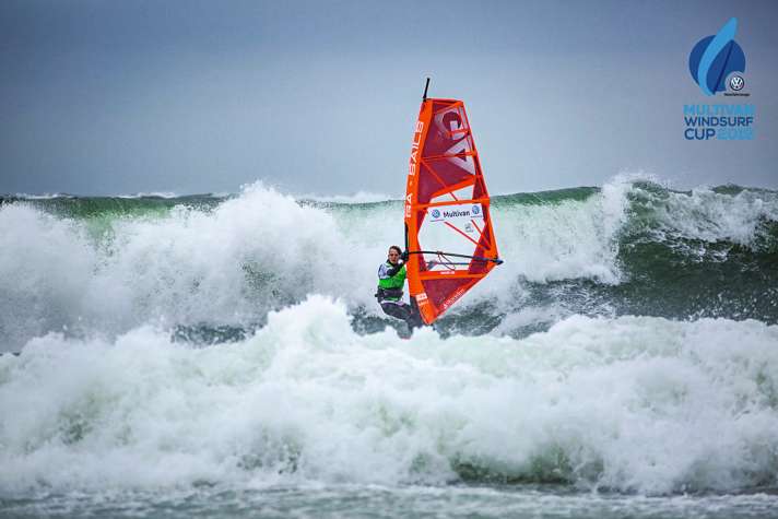 There was never any fear of big waves during the trips to Hanstholm with father Philipp.