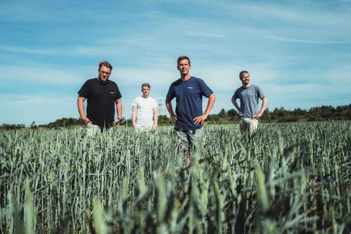 The Surfdeck Team - from left to right: Christoph Zingelmann - Dirk Podbielski - Jan Podbielski - Florian Laudon