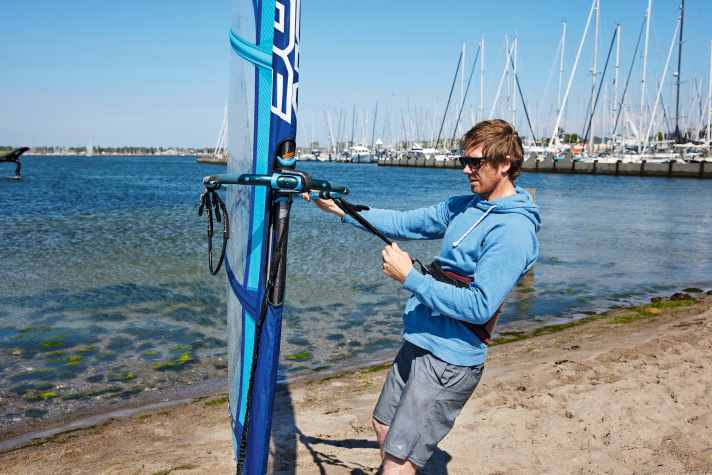 Longer harness lines ensure optimum posture and power transmission.