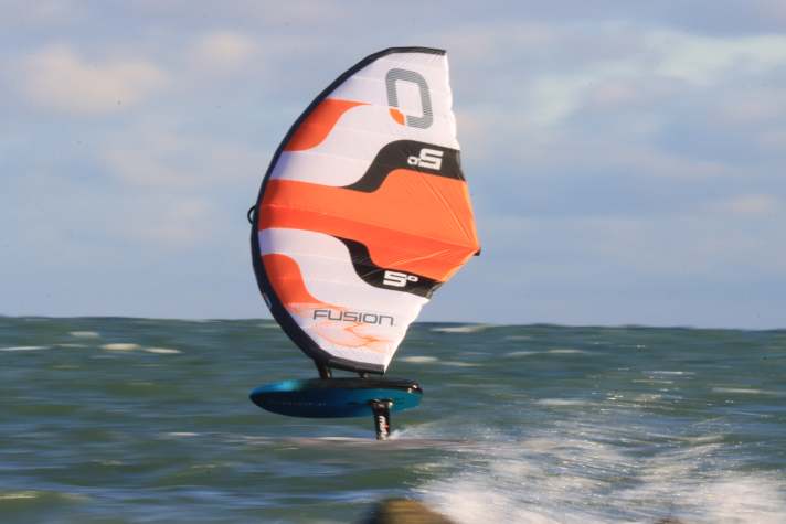 Fast speed runs in high winds - a harness can make sense here