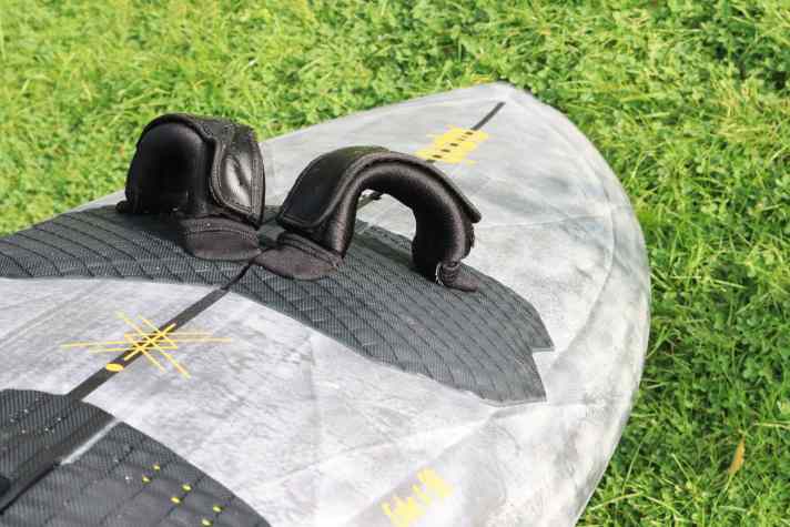 The pads have a good grip and are slightly harder