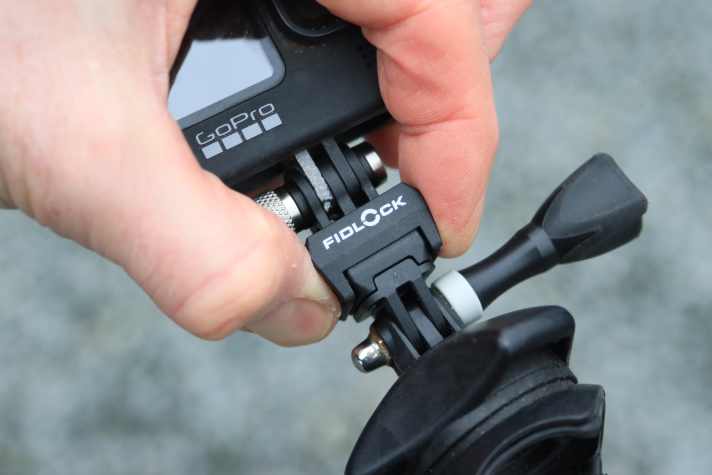 The Fidlock Mount is also mechanically secured in addition to the magnetic lock