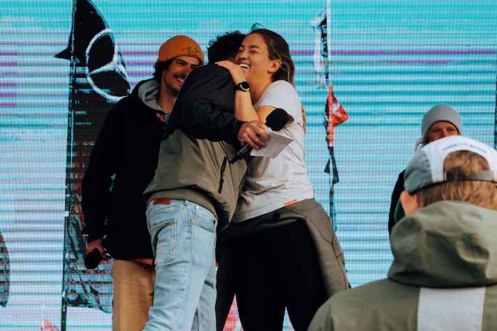 Lina Erpenstein is delighted with her first place.