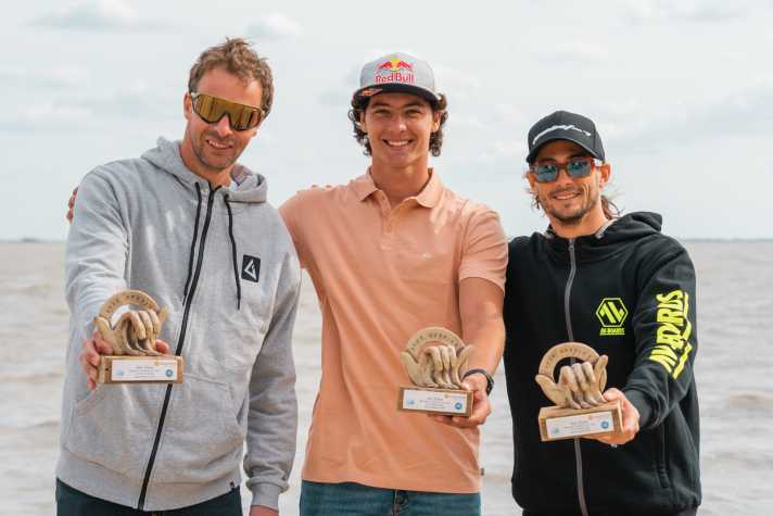 The top three: Lennart Neubauer (1), Steven van Broeckhoven (2) and Jacopo Testa (3)
