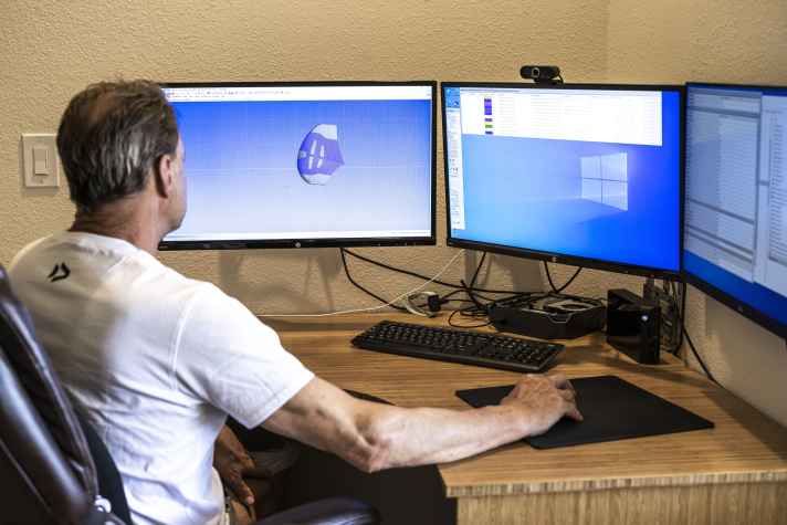 Vom Senden der Files an die Produktion bis zum Wassern des Prototypen liegen oft weniger als zehn Tage