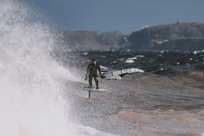 Die Ostsee macht Surfer glücklich. Ihr selbst ging es aber schon besser