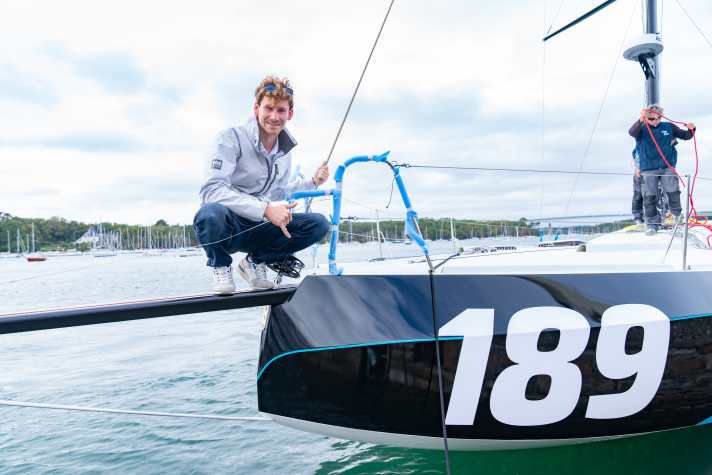 Lennart Burkes neuer Arbeitsplatz: die Pogo s4 “Meganisi”