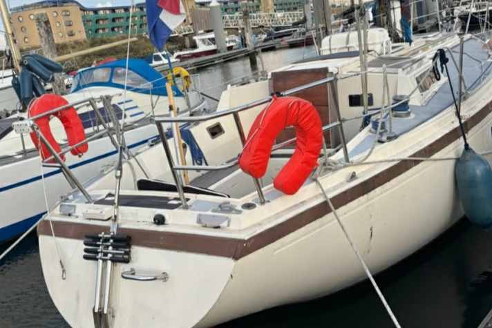 Le voilier confisqué