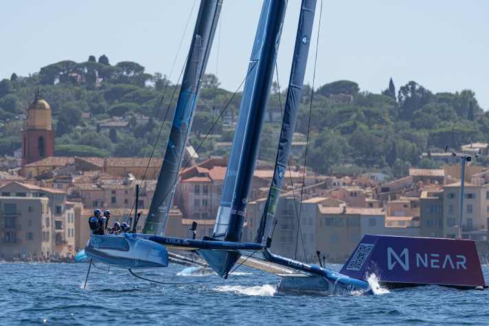 Winner off Saint-Tropez: Jimmy Spithill and the American SailGP team against a picture-perfect backdrop