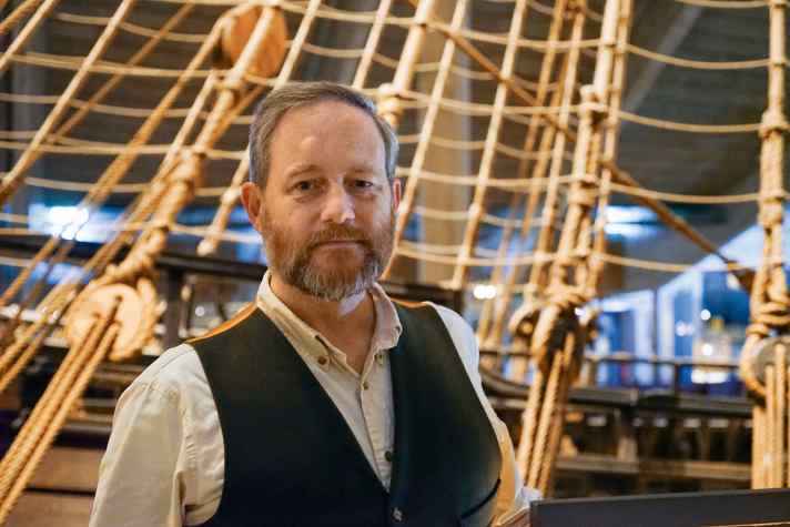 L'archeologo marittimo Fred Hocker ha dedicato 15 anni di vita
della sua vita al galeone