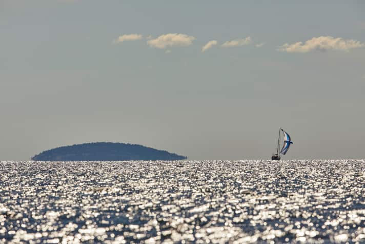 L'isola di Blå Jungfrun sembra un miraggio