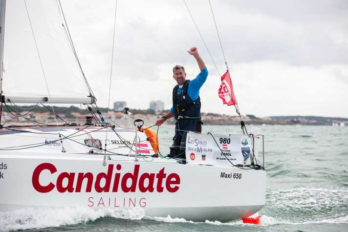   Christian Kargl auf seiner Maxi 650