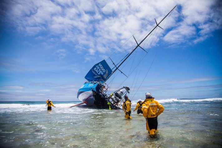   Die gestrandete "Vestas Wind"
