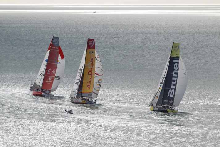   Die Aufgabe auf dieser Etappe wird das Dongfeng Race Team die Führung kosten