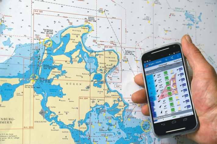   Auch bei Sonnenschein und tollem Wetter sollte man die Vorhersagen stets im Auge behalten. Das erspart stürmische Überraschungen.