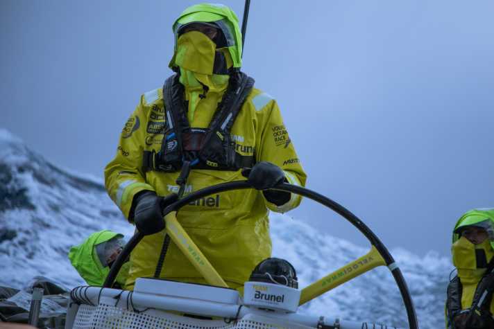   Kyle Langford am Steuer für Bouwe Bekkings Team Brunel
