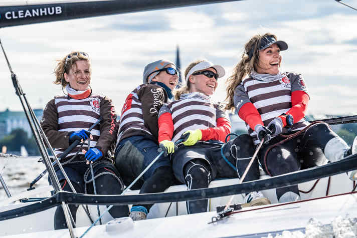   Beim Helga Cup ist das Regattavergnügen eine rein weibliche Angelegenheit