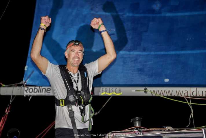   Schloss seine zweite Mini-Transat-Teilnehmer mit starker Leistung ab: der österreichische "All Hands on Deck"-Skipper Christian Kargl