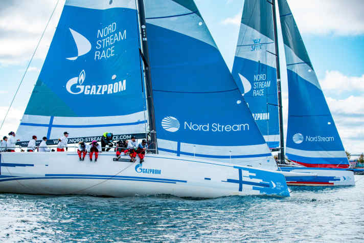   Impression vom Nord Stream Race mit Sponsor Gazprom