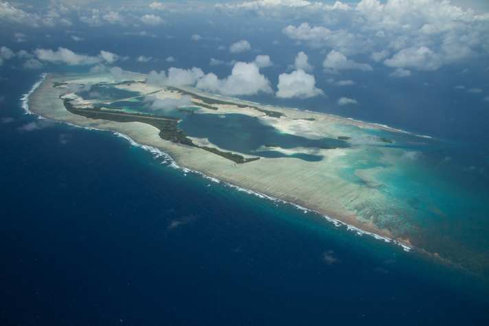 The Palmyra Atoll in the Pacific