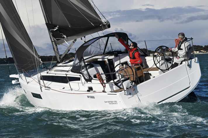 YACHT test, Jeanneau Sun Odyssey 350 Performance, France, Hyres, 26 March 2024, RV2023 KLAMBT buyout. Editor Michael Good