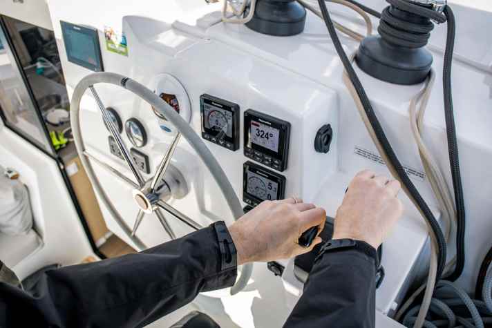 Motore del catamarano