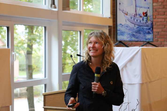 The circumnavigator tells of her successes and mishaps in a gripping and humorous way