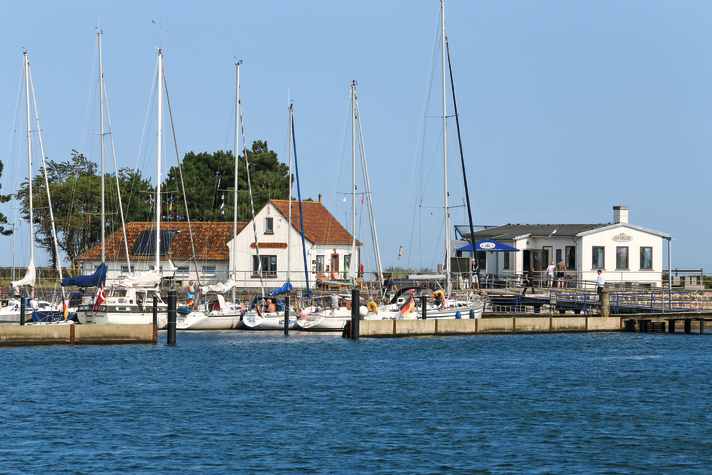 Der Hafen von Schleimünde ist im Sommer ein beliebtes Ziel für Sportbootfahrer