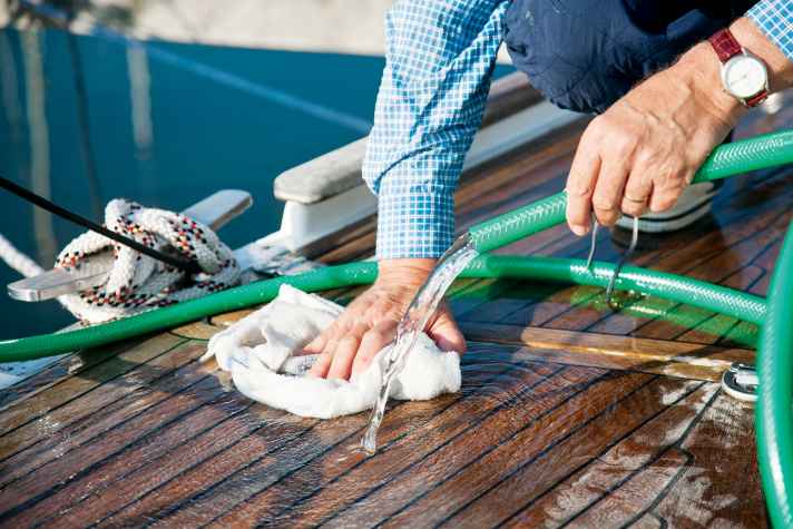 Teadkdeck reinigen