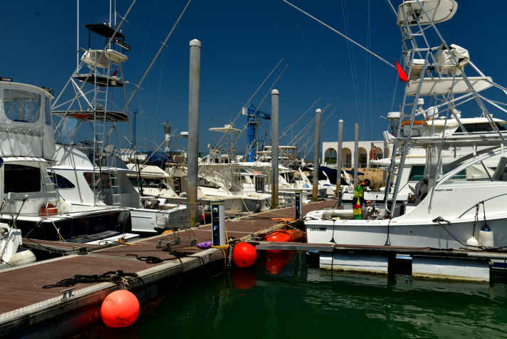 Steganlage des Yacht Club du Maroc in Mohammedia