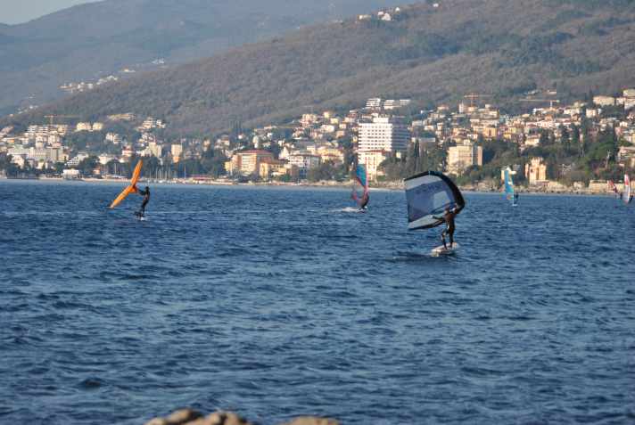 Preluk probably has the best wind speed in the northern Adriatic in midsummer