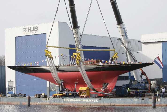   "Rainbow" in the belts before the launch