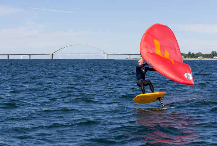 Wing surfing can look so relaxed and easy when the boss himself is into it.