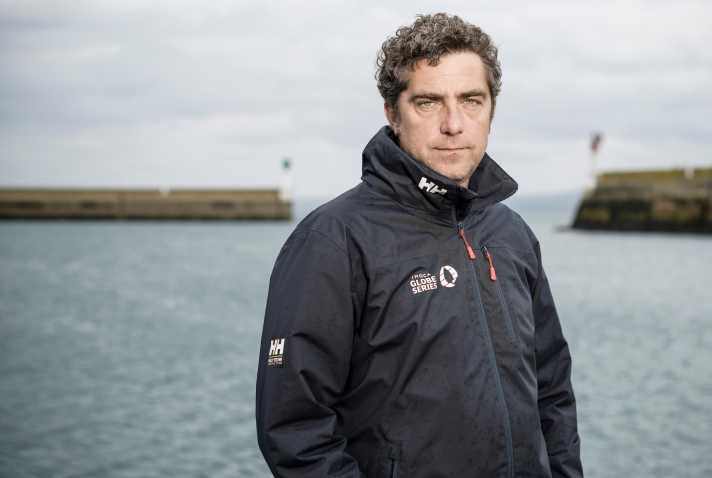 Vor Ort in Itajaí, um die Sicherheit der Boote zu eruieren: Imoca-Präsident Antoine Mermod